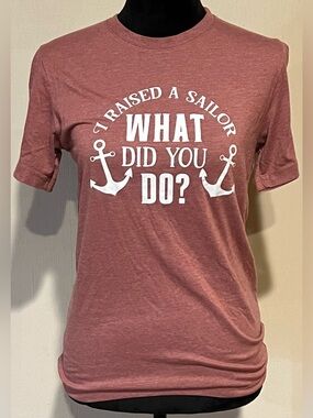 Raised a Sailor Graphic Tee -size S